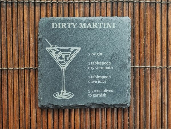 Dirty Martini Coaster